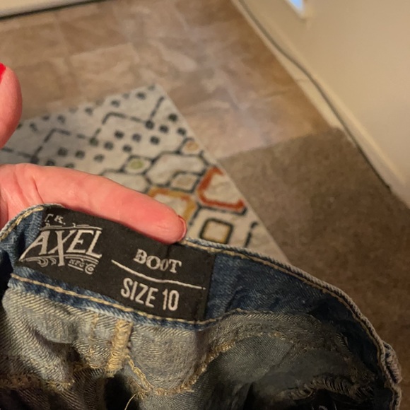 Axel Girls Size 10 jeans 👖 Sweet 🍭 deal - Picture 2 of 6